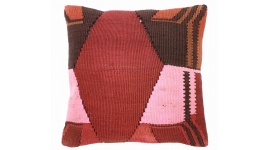 Oriental Kilim Pillow cushion natural colors & wool ca. 40x40 cm