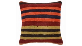 Oriental Kilim Pillow cushion natural colors & wool ca. 40x40 cm