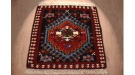 Perserteppich "Yalameh" Wollteppich 40x40 cm