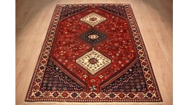 Perser Teppich Yalameh Wollteppich 198x150 cm