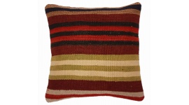 Oriental Kilim Pillow cushion natural colors & wool ca. 40x40 cm