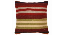 Oriental Kilim Pillow cushion natural colors & wool ca. 40x40 cm