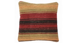 Oriental Kilim Pillow cushion natural colors & wool ca. 40x40 cm