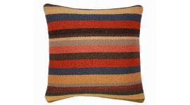 Oriental Kilim Pillow cushion natural colors & wool ca. 40x40 cm