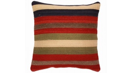 Oriental Kilim Pillow cushion natural colors & wool ca. 40x40 cm