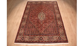 Persian carpet Bidjar oriental rug 201x140 cm Red