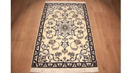 Persian carpet Nain 136x90 cm Beige