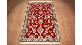 Persian carpet Nain 141x91 cm red