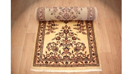 Perserteppich Sarough Läufer 390x87 cm Beige