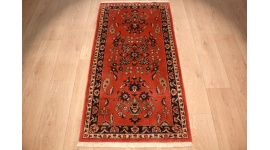 Persian carpet Sarough oriental Rug 145x73 cm