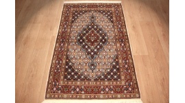 Persian carpet Moud with silk 150x94 cm Beige