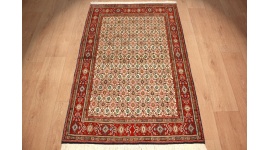 Persian carpet Moud with silk 148x98 cm Beige