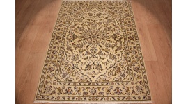 Perser Teppich "Kaschan" Orientteppich 149x104 cm Beige