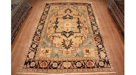 Persian carpet Heriz special size 455x300 cm Beige