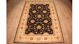 Ziegler Teppich Orientteppich 279x190 cm Schwarz