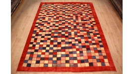 Perser Teppich Gabbeh Loribaft 333x248 cm Rot