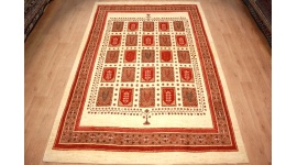 Nomadic persian wool carpet Gashghai Kashkouli 355x235 cm