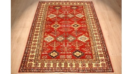 Orient Teppich Kazak reine Wolle 190x152 cm Rot