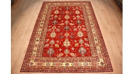 Orientteppich Kazak Wollteppich 300x200 cm Rot