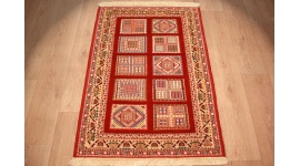 Nomadic persian carpet Nimbaft 121x85 cm Red