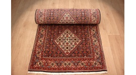 Persian carpet  Bidjar  very stable 301x100 cm Runner