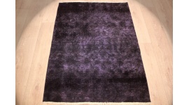 Modern carpet Vintage used look overdyed 122x90 cm