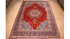 Persian carpet Mashhad virgin wool 352x245 cm Red