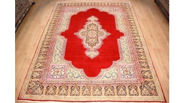 Persian carpet Kerman pure Wool  355x260 cm Red