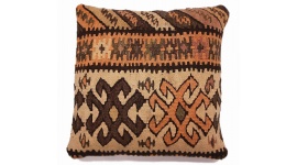 Oriental Kilim Pillow cushion natural colors & wool ca. 40x40 cm