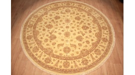 Oriental carpet Ziegler virgin wool 276x276 cm Round Beige