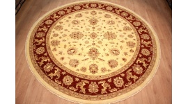Oriental carpet Ziegler virgin wool 303x303 Ø Round