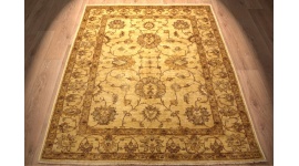 Hand-knotted Oriental carpet Ziegler virgin wool 184x154 cm