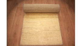 Nomadic Persian carpet Gabbeh wool 301x84 cm Runner