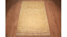 Nomadenteppich Perserteppich Gabbeh 116x78 cm Beige