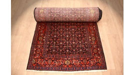 Persian carpet "Seneh" runner Wool 621x107 cm