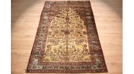 Silk carpet  Farahan pure silk 210x133 cm Antique