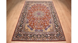 Persian carpet Isfahan with Silk 238x140 cm