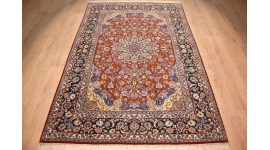 Perserteppich Isfahan mit Seide238x140 cm