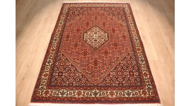 Persian carpet Bidjar oriental rug 202x137 cm Red