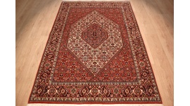 Perserteppich Bidjar Orient Teppich 206x140 cm Rot