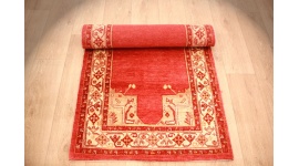 Nomadic persian Runner Kashkouli 190x82 cm Red