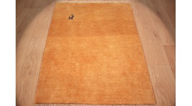 Nomadic Persian carpet Gabbeh wool carpet 109x82 cm