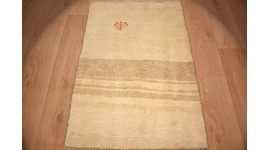 Perserteppich Gabbeh wollteppich 102x67 cm Beige