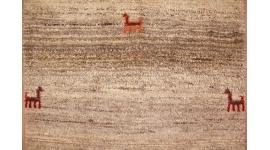 Perser Teppich Gabbeh reiner wollteppich 144x98 cm
