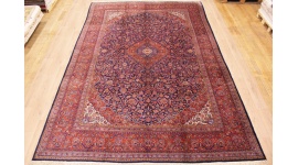 Hand-knotted Persian carpet "Kashan" virgin wool 454x308 cm