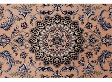 Perser Teppich Nain 9la mit Seide 180x116 cm