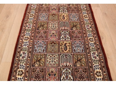 Persian carpet "Moud" wool with Silk 400x80 cm Kheshti- design