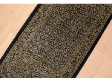Persian carpet "Bidjar" with Silk 143x71 cm