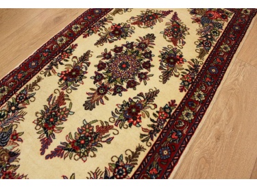 Persian carpet Sarough oriental 120x57 cm Beige