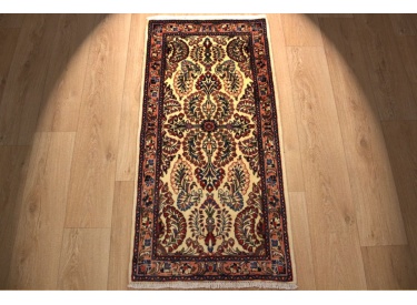 Persian carpet "Sarough" oriental 128x65 cm